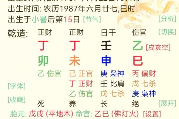 多情的八字