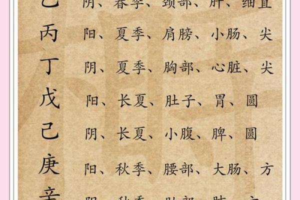 五形对应方位春夏秋冬四季剖析