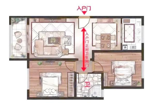 卧室门对门风水化解