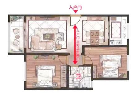 卧室门对门风水化解