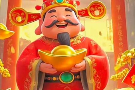 财神在元宝上面成语
