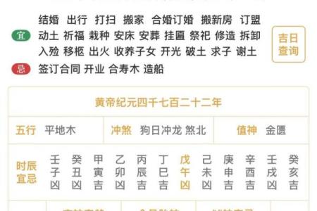 7月10号诸事宜忌老黄历！