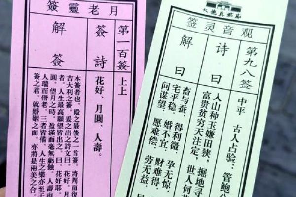 关音灵签十五签