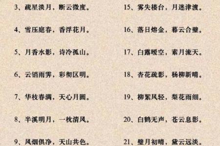 古诗词分享：那些格局大的八字短句