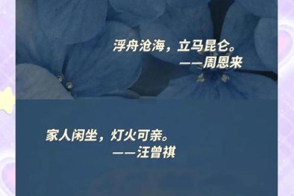 八字暖心情话