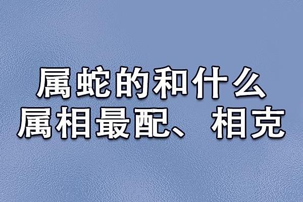 属牛和属蛇的相合配对指数