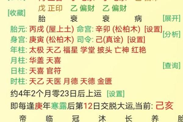 四柱八字排盘