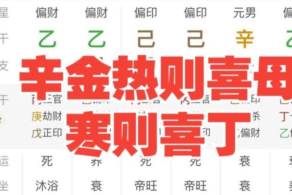 喜金的八字