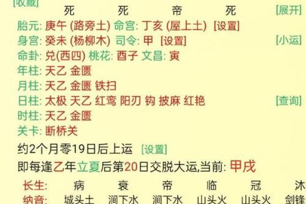 八字看庚申大运好坏