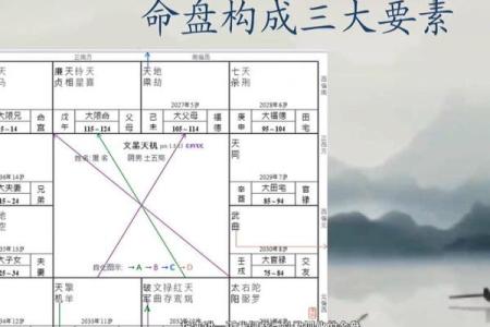 紫薇斗数一等命盘