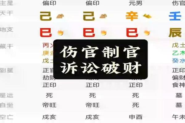 八字伤官月支