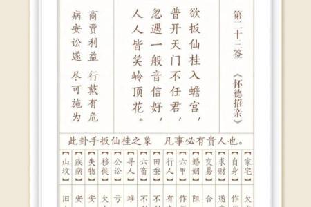 月老灵签签文详解第三十八签：亲之主也