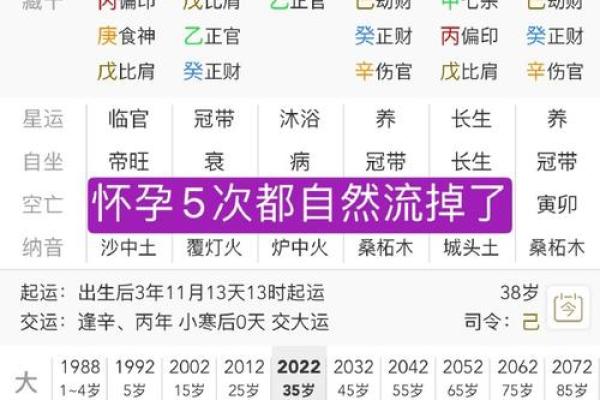 八字测子嗣