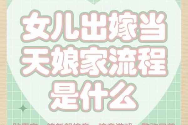 闺女结婚吉日 女儿结婚程序安排表？