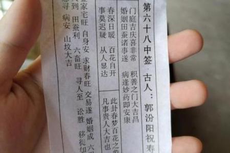 观音灵签67解签详解