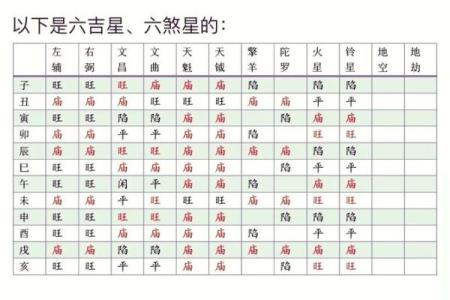 紫薇斗数主看星
