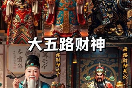 招财进宝五路财神都叫什么名字