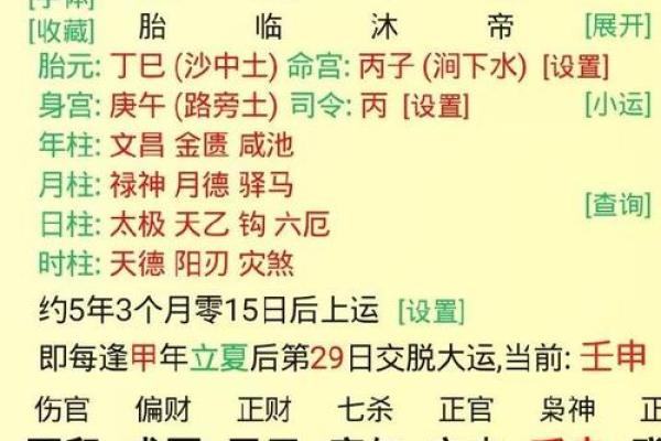 八字巳月