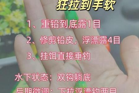 野钓，不调漂，就能让八字环刚触底，这是最适合野钓的状态
