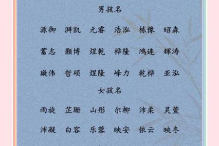 免费以八字取名大全，助你给宝宝起个好名字