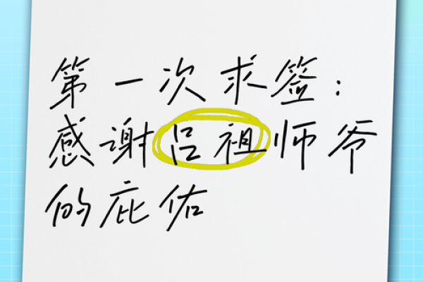 吕师祖第1至100灵签