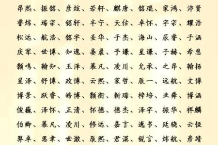 小孩起名生辰八字取名