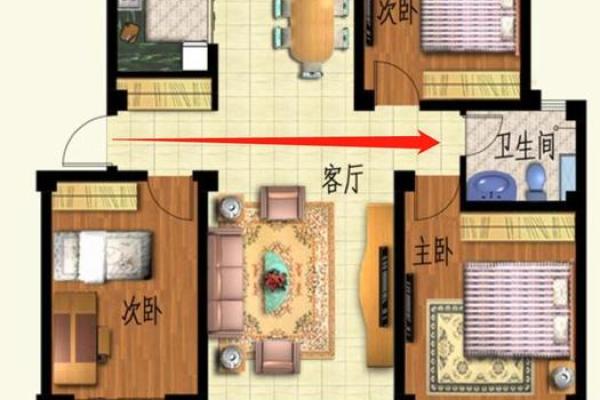 风水三岔河正对房子