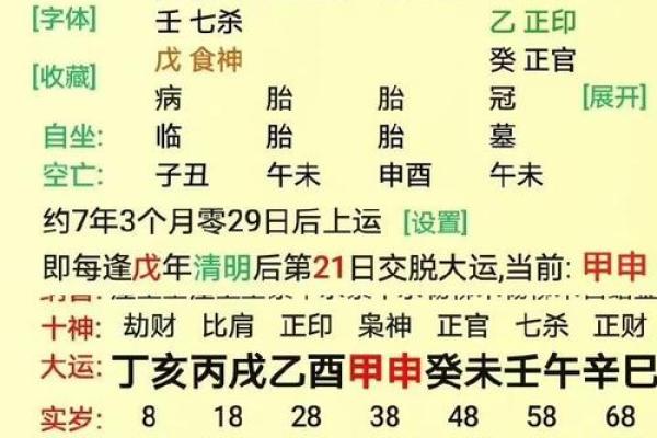 八字从财格