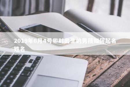 2019年6月4号卯时出生的男孩如何起名姓名