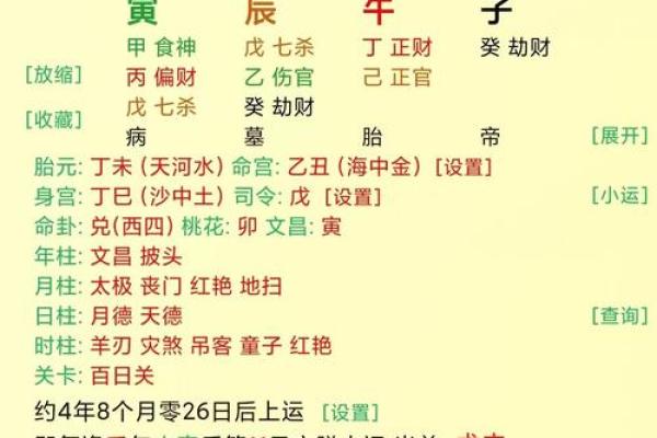 生辰八字五行测算