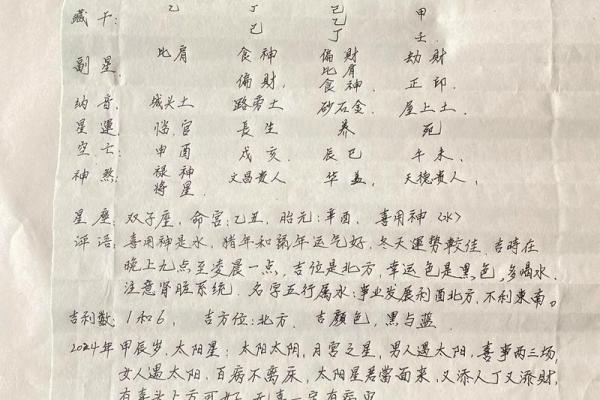 人生的八字