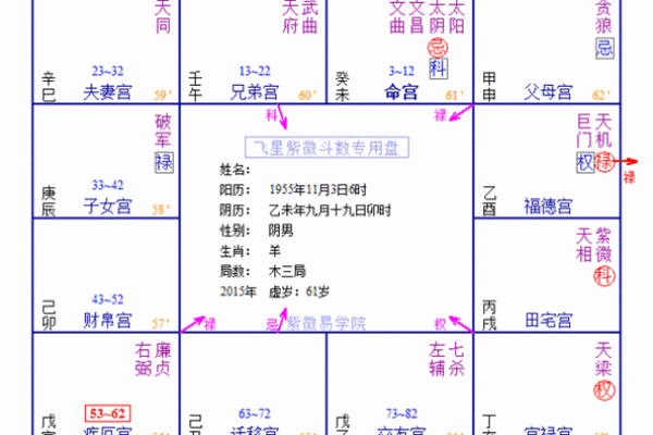 夫之迁紫薇斗数