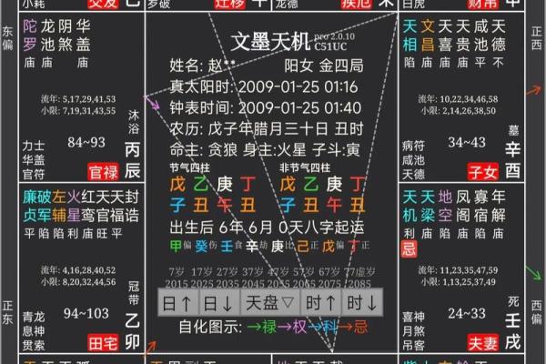 紫薇星命盘解读金牛座