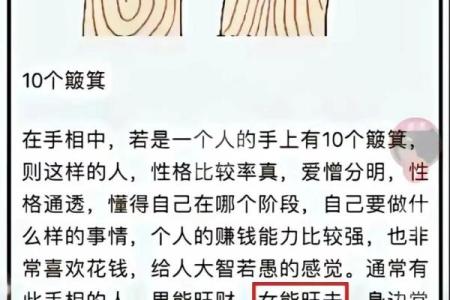 手相指纹算命图解