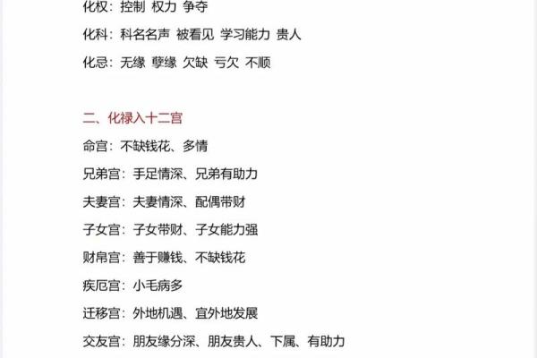 紫薇斗数壬化禄