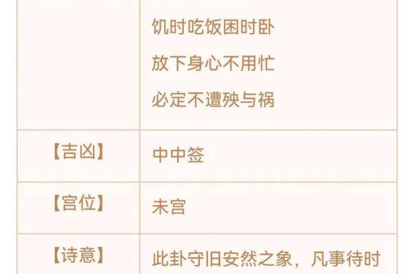 玄武灵签第三签解签详解