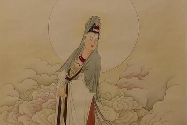 观音灵签舜天子传位水墨