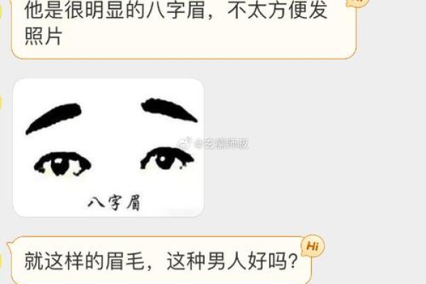 八字眉男人命运与性格特征解析