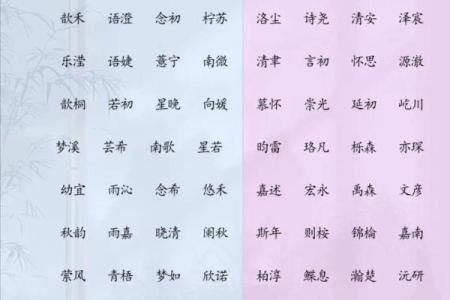 生辰八字起名喜好