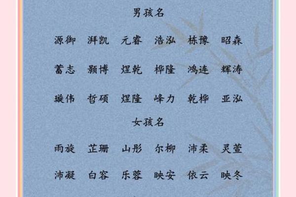 宝宝八字免费起名网