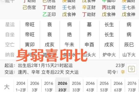 八字双印