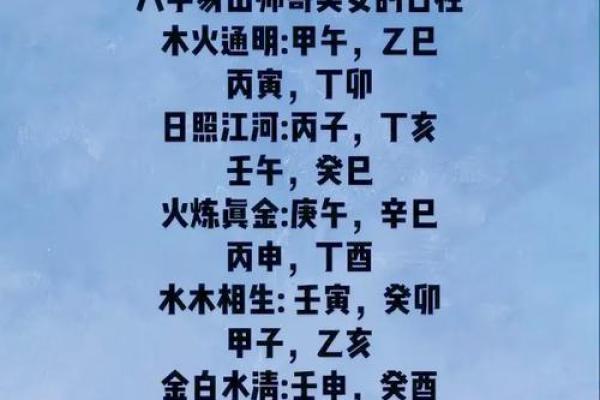 八字看日柱