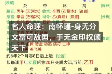 甲木己土夫妻相合的八字