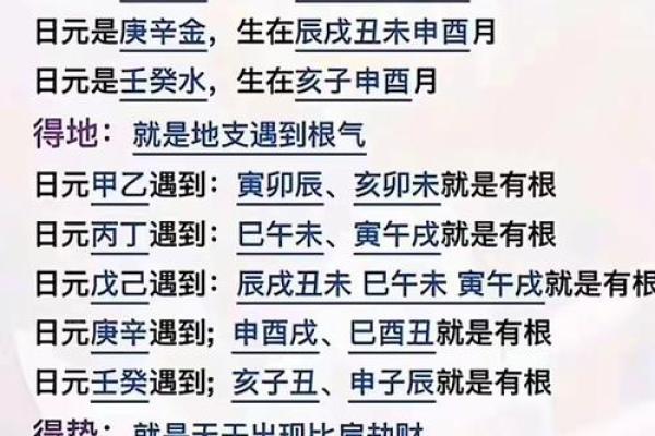 八字日柱地势长生解析详解