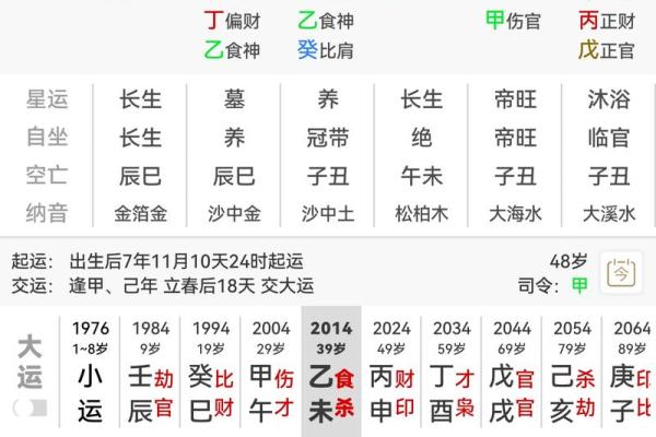 八字流年算命