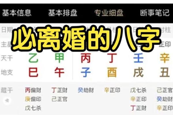 八字看离婚应期