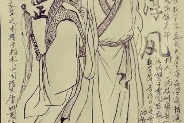 唐代星相风水大师袁天罡与李淳风