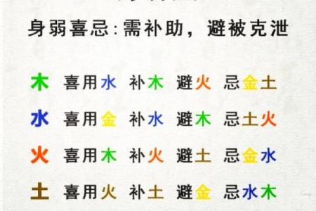 命主八字喜用神