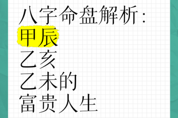 甲辰八字