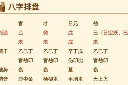 八字排盘怎么解读